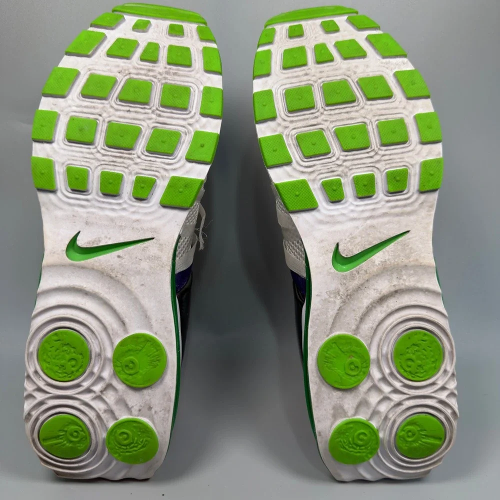 Nike Shox Gravity Fusion Violet Womens 9.5 9 1/2 Running‎ Shoes White Sneakers